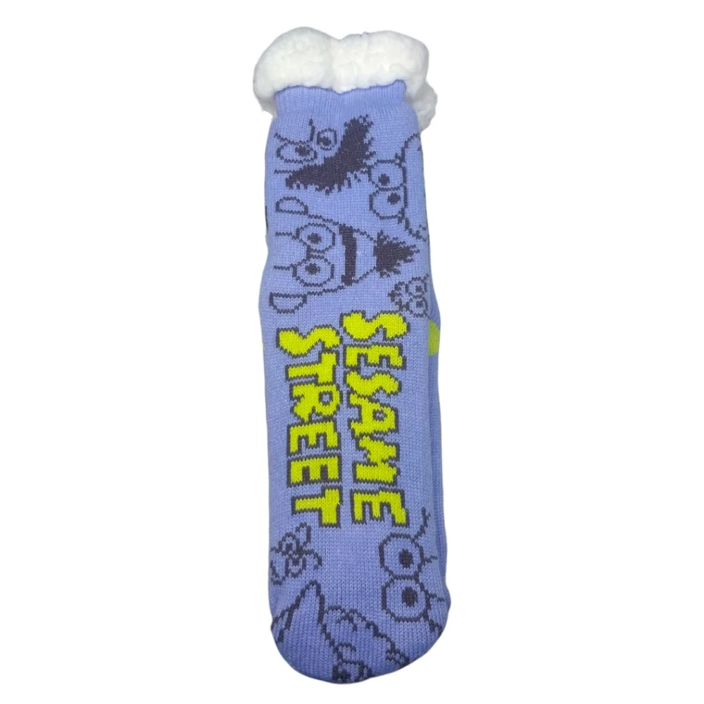 🎁 FREE with purchase- Sesame Street Sherpa Lined Gripper Bottom Slipper Socks